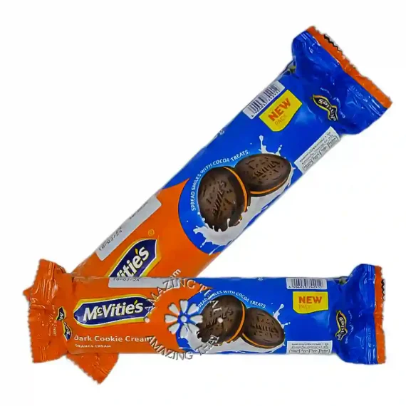 McVities dark cookie cream Orange Cream