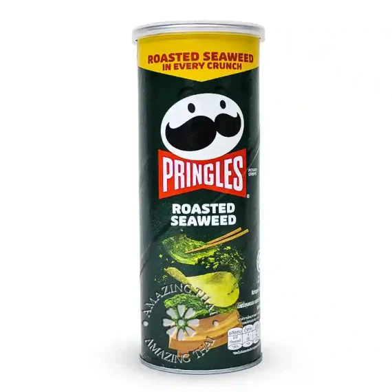 Pringles Crisps Potato Chips Roasted Seaweed Flavor