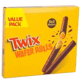 Twix Crispy Wafer Roll Covered In Milk Chocolate