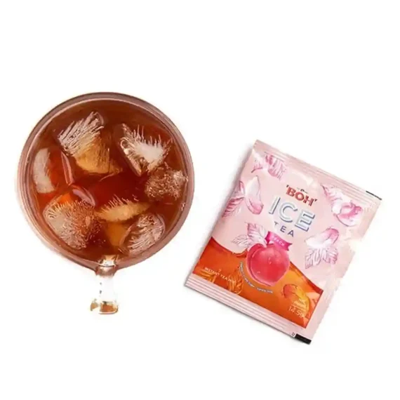 BOH Ice Tea Peach Refreshing Fusion of Juicy Peach Flavor