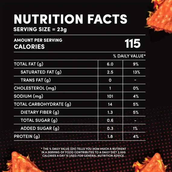 Doritos Flaming Hot Tortilla Chips Bold and Spicy Snack