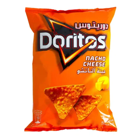 Doritos Nacho Cheese Flavor The Classic Crunch with a Cheesy Twist