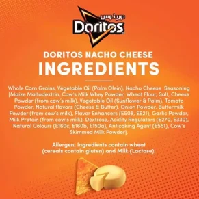 Doritos Nacho Cheese Flavor The Classic Crunch with a Cheesy Twist