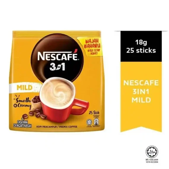 NESCAFE 3 in 1 Mild Smooth & Creamy Coffee Instant Coffee