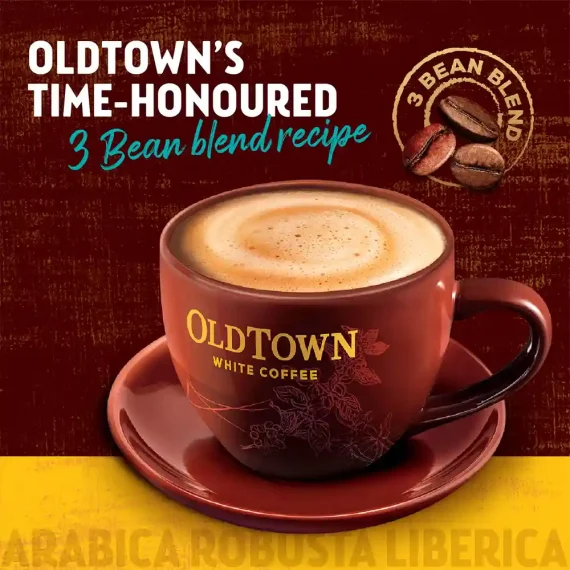 Old Town White Coffee Mixes Hazelnut Flavoured