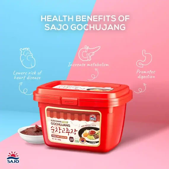 Sajo Halal Hot Pepper Paste Spicy and Flavorful Korean Condiment