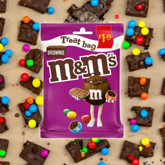 M&Ms Brownie Treat Bag