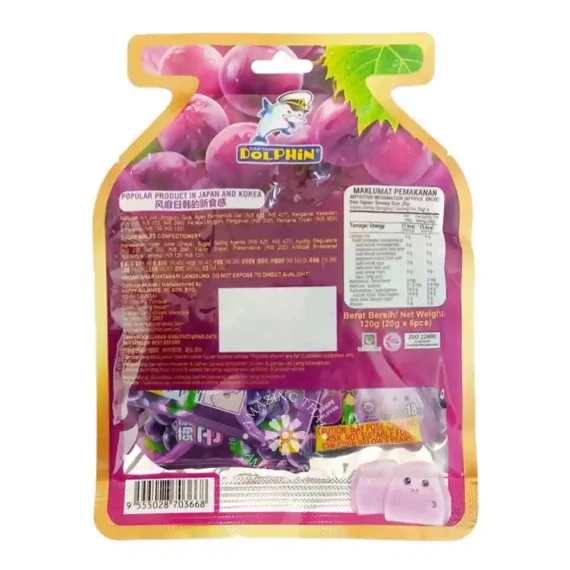 Captain Dolphin Konjac Jelly Grape Flavor