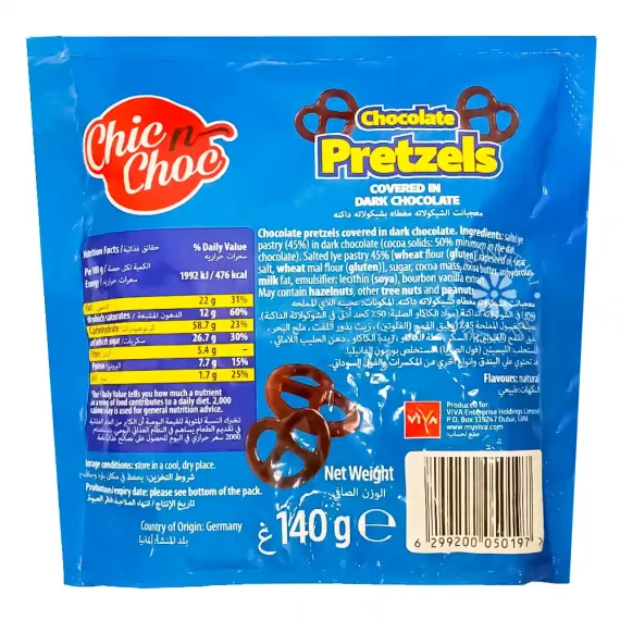 Chic n Choc Dark Chocolate Covered Pretzels – The Perfect Sweet & Salty Snack