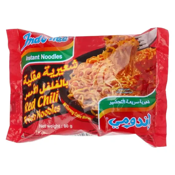 Indomie Instant Red Chili Noodles