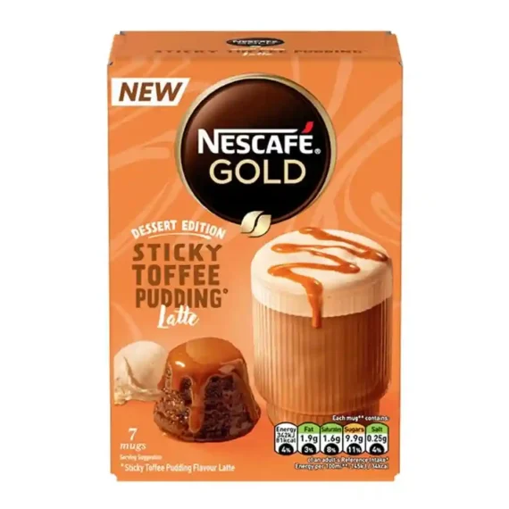 Nescafe Golden Sticky Toffee Pudding Lattee Dessert Edition