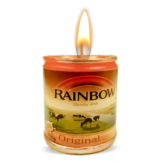 Rainbow Decoration Candle