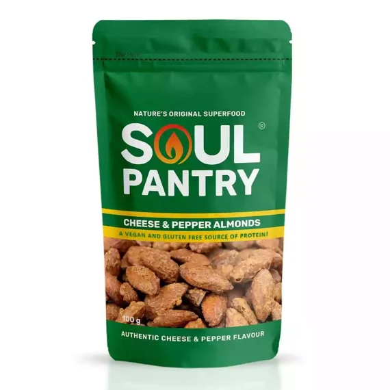 Soul Pantry Cheese and Pepper Almonds