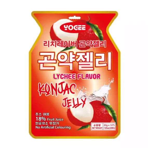 Yogee Konjac Jelly Lychee Flavour