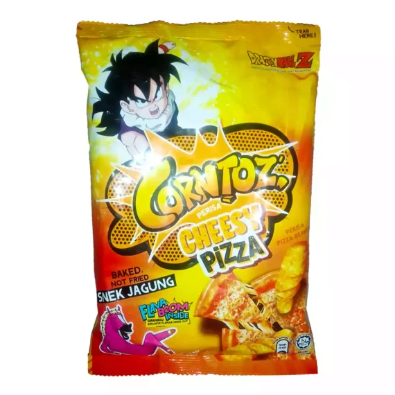 ORNTOZ Dragon Ball Z Cheese Pizza Corn Snack