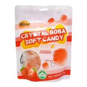 HOJA Crystal Boba Soft Candy Filled with Strawberrys