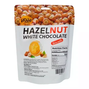 HOJA Hazel Nut White Chocolate Biscuits